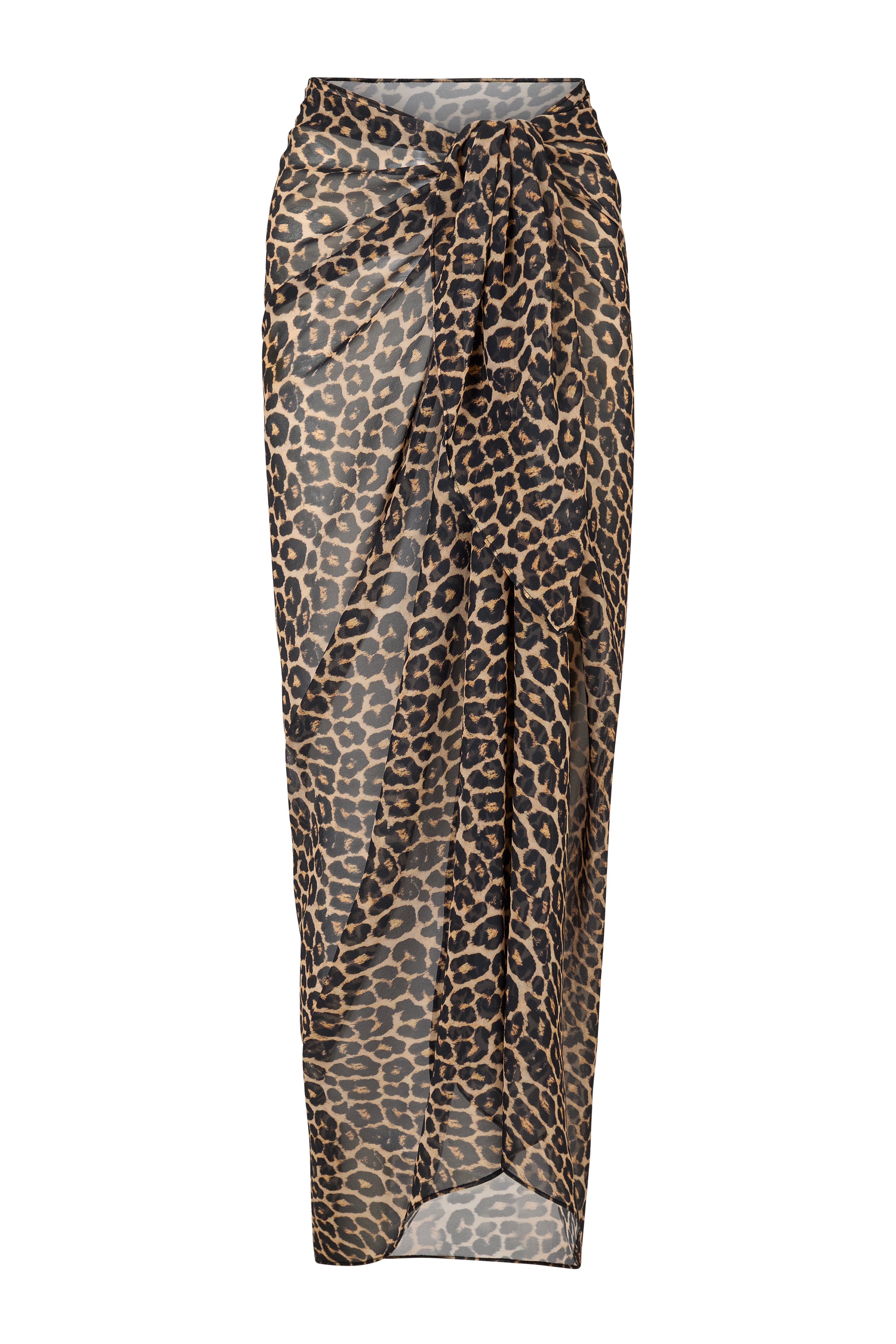 Leopard sarong, beach cover-up
