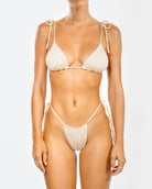 white bikini set