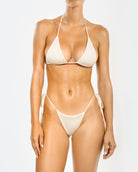 Tie side bikini bottom, in Pearl