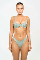 Green bikinis