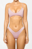 Venus Bikini Top in color Blush